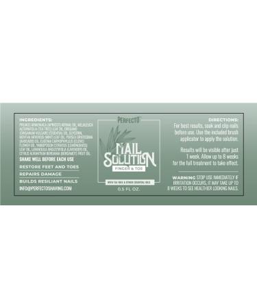Perfecto Tea Tree Oil Toenail & Fingernail Treatment - Extra Strength Nail Repair for Yellow & Cracked Nails - 0.50 Fl Oz (Pack of 2) - Buy Online on GoSupps.com