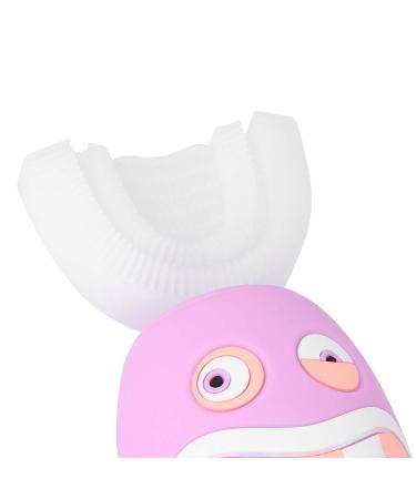 Electric Toothbrush for Kids Age 2-14 - U-Shaped Sonic Vibrating Automatic Brush with Charging Station - Buy Online on GoSupps.com