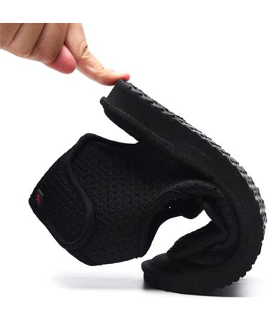 NVBHOF Diabetic Shoes for Men - Extra Wide Orthopedic Comfort Boots for Swollen Feet, Edema, Arthritis - Size 11 Black - Buy Online on GoSupps.com