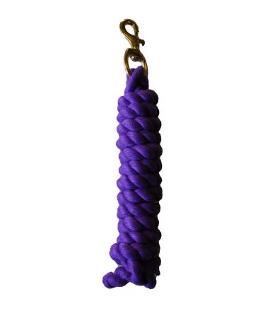 Rhinegold Plain Lead Rope Purple One Size