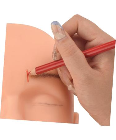 Healvian 1 Set Eyebrow Pencil Eyebrow Pen Eye Brow Pencil Brow Pencil Dark Pens Wood Red 1 count (Pack of 1) Red - Buy Online on GoSupps.com