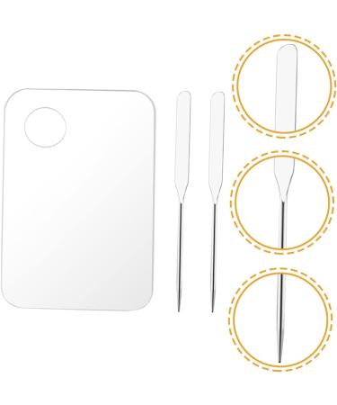 FRCOLOR 5 Sets Color Palette - Eye Shadows Watercolor Painting Board & Makeup Palette Tray with Spatula | Premium Stainless Steel Cosmetic Tools for Artists - Buy Online on GoSupps.com