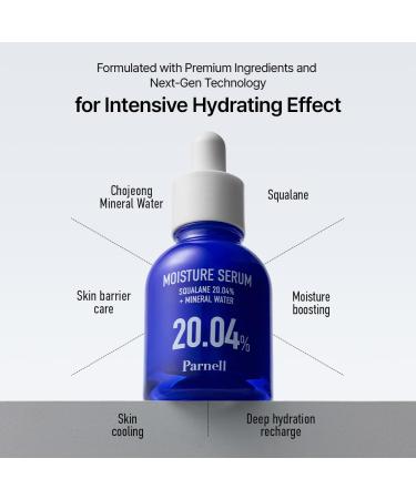 Parnell Squalane Hydrating Duo | Serum 20% & Cream 15% Set | Mineral Water High Potency Squalane for Deep Moisture Lock & Skin Barrier Support K-Beauty - Buy Online on GoSupps.com