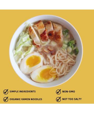 Mike's Mighty Good Organic Chicken Ramen Noodle Soup Cups - 6 Pack (1.6 oz each) - Non-GMO Instant Noodles - Buy Online on GoSupps.com