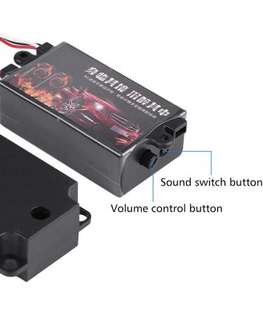 Dilwe RC Auto Motor Sound Simulator for 1/10 Vehicle Models - Remote Control Sound Module with Speaker - Buy Online on GoSupps.com