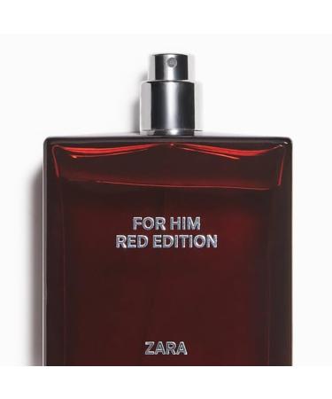 Zara For Him Red Edition Cologne for Men EDT Eau De Toilette 100 ML (3.4 FL OZ) - Buy Online on GoSupps.com