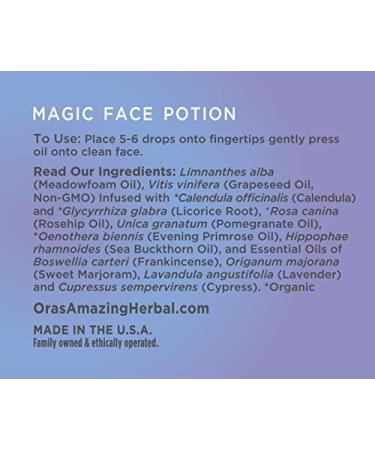 Magic Face Potion | Anti-Aging Sea Buckthorn Oil | Natural Moisturizing Serum for Rosacea & Adult Acne | Ora s Amazing - Buy Online on GoSupps.com