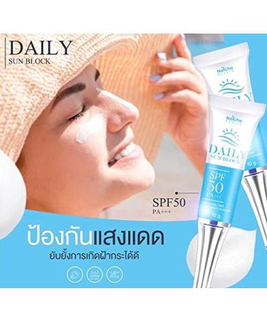 Daily sun Block spf50 PA+++ 10ml x 1 pc. - Buy Online on GoSupps.com