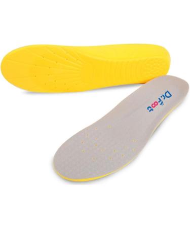 Dr. Foot's Orthotic Shoe Insoles - Arch Support, Shock Absorption for Running and Hiking - Medium Size for Men and Women - Buy Online on GoSupps.com
