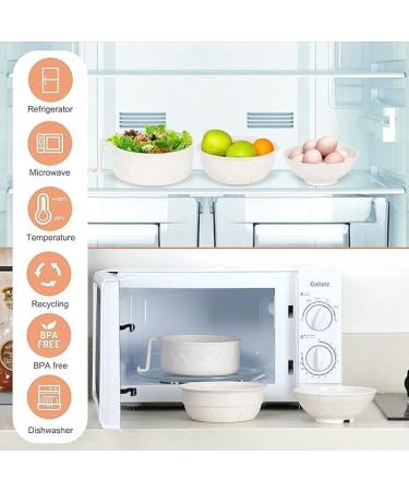 Instant Noodles Bowl with Chopsticks Spoon Fork Rapid Ramen Noodles for College Dorm Room Essentials Dishwasher-Safe Ramen Bowl Microwave Ramen Bowl Set Instant Noodle Bowl (WHITE) - Buy Online on GoSupps.com