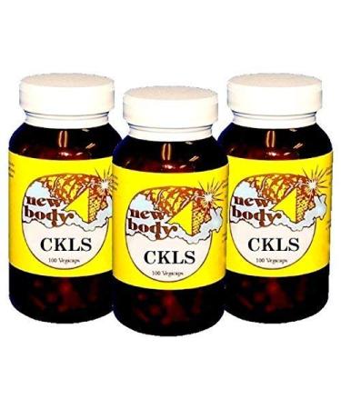 New Body Products - CKLS (Colon Kidney Liver & Spleen) Cleanser Herbal Formula - Three Pack (3) by New Body