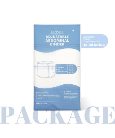 Lynnuo Abdominal Binder for Women | 12-Inch Stomach Binder after Surgery | Hysterectomy Belly Band | Plus-Size Postpartum Support (45-60 Inches) - Buy Online on GoSupps.com