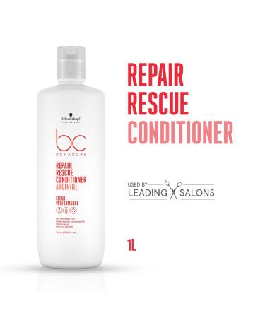 Schwarzkopf SK BC Peptide Repair Rescue Conditioner 1000ml - Powerful Moisturizing Hair Treatment International Shipping Available - Buy Online on GoSupps.com