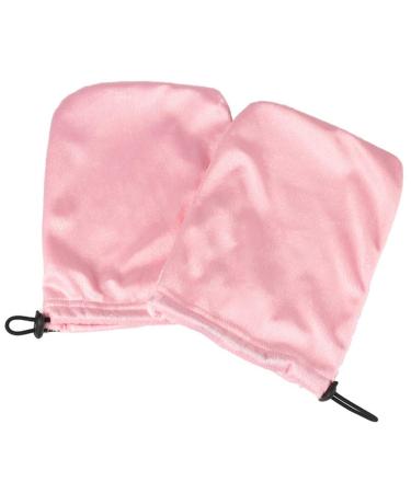 GALPADA 2 Paires Cire Et Accessoires De Paraffine Ensemble De Protection Pour Mains Avec Prot ge-doigts De Paraffine Rose