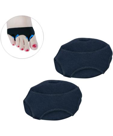 FRCOLOR Anti Pads - Metatarsal Shoe Inserts for Plantar Bunion Relief | Half Toe Sleeve & Heel Cushion Gel - Black 7.6x3.3cm - Comfort for Feet - Buy Online on GoSupps.com