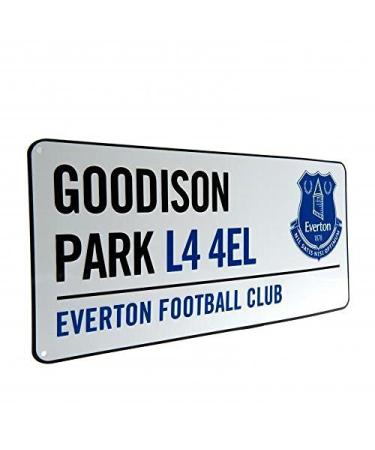 Gift Ideas Official Everton FC Street Sign A great gift for football fans