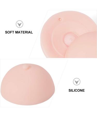 EXCEART Practice Skin Silicone Breast Plate Fake Boobs Mastectomy Prosthesis Silicone Breast Mold 3D Chest Tattoo Practical Tool for Crossdresser Transgender Costume - Buy Online on GoSupps.com