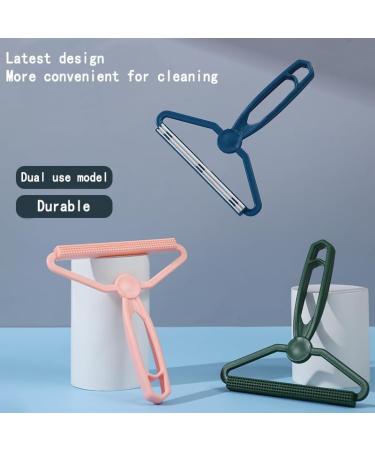 MoNing Portable Pet Hair Remover - Best Dog & Cat Hair Scraper for Couch Carpet & Furniture | Lint Cleaner in Blue - Buy Online on GoSupps.com