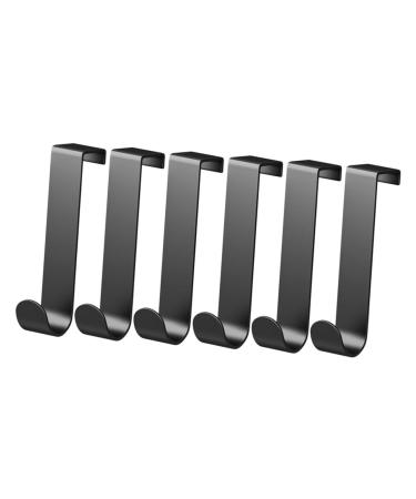 JECOMPRIS 6pcs Door Hook Clothes Rack Craft Coat Hook Towel Hook Hooks for Back of Door Office Cupboard Hanger