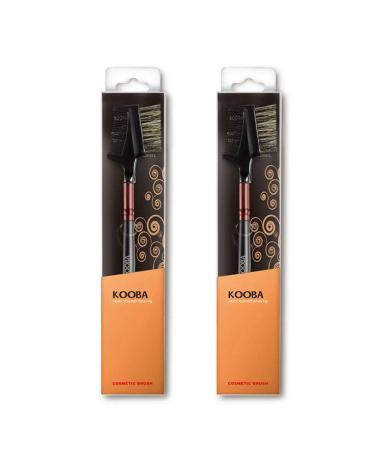 KOOBA Makeup Eyebrow Brush & Eyelash Comb Set - Portable Beauty Cosmetic Tool for Professional & Travel - Pack of 2 - Buy Online on GoSupps.com