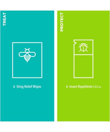 Be Smart Get Prepared Bug Repel & Relief Kit - 12 Pieces for Camping Hiking & Travel - Compact & Portable Outdoor Essential - Buy Online on GoSupps.com