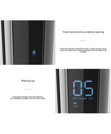 Professional Digital Hair Trimmer - Rechargeable Cordless Hair Clipper for Men | Low Noise Adjustable Ceramic Blade - Buy Online on GoSupps.com