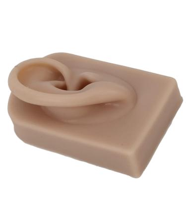 Soft Silicone Right Ear Model for Beauty Salon Training and Earrings Display - Brown - Buy Online on GoSupps.com