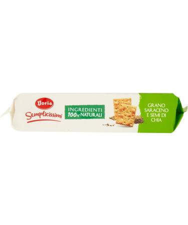 Doria Test Kit - Semplicissimi Cracker Cracker buckwheat 2 x 245 g 2 x 280 g + Polpa Italian Gourmet Polpa 400 g - Buy Online on GoSupps.com