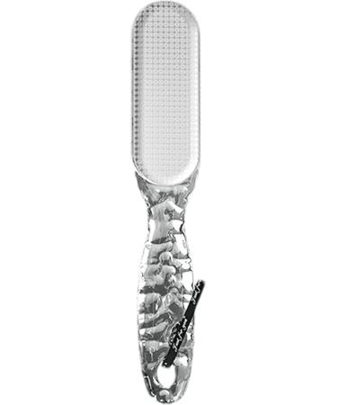 Obesntln Foot Scrubber Pumice Stone Foot File 2-in-1 Multi-Purpose Callus Remover - Professional Pedicure Tool Foot Scraper Reduces Calluses and Corns for Feet Hands and Body Care Transparent Grey - Buy Online on GoSupps.com