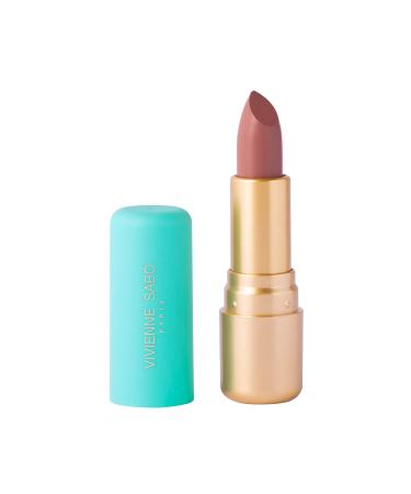 Vivienne Sab VIVIENNE SAVO | Nude Createur Nude Natural Classic Beige Lipstick 03 | Moisturizing Vitamin E Lipstick Soft & Creamy Texture | Long Lasting | Cruelty Free (Classic Beige)