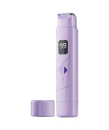Gupcaqosjw Double Head Shaver for WomenDouble Head Electric Shaver for WomenElectric Body Hair Trimmer Double head body hair trimmer facial hair bikini Purple