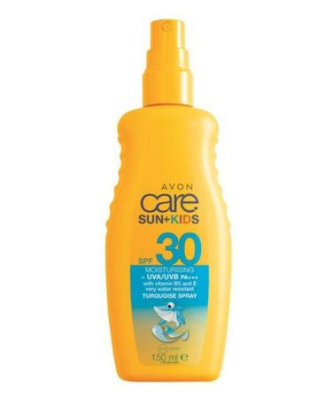 Avon Care Sun+ Kids SPF30 Moisturising +UVA/UVB PA+++ Turquoise Sun Spray