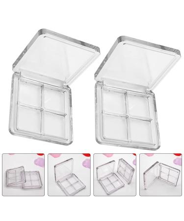Beaupretty 6-Compartment Lipstick & Eyeshadow Palette Holder Clear Makeup Organizer for Pigment Trays & Travel - Buy Online on GoSupps.com
