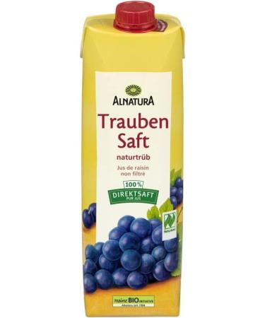 ALNATURA - Unfiltered Grape Juice 1L - Pack of 4 - Buy Online on GoSupps.com