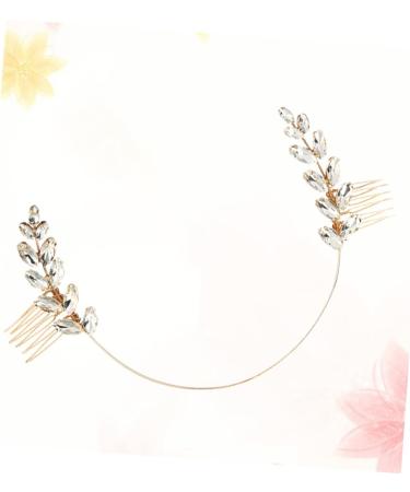 Ipetboom Flower Girl Hair Accessories for Wedding Hair Accessory for Girls Wedding Hair Comb Crystal Headpiece Hair Accessories for Girls Bridal Headdress Rhinestones Olive Branch Bride - Buy Online on GoSupps.com
