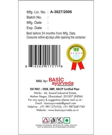 BASIC AYURVEDA Ashwagandha Tablets - 1000mg | Winter Cherry Herbal Supplement | Plant-Based Formula for Daily Routine | Natural Root Extract for Men & Women | 40 Tablets - Buy Online on GoSupps.com