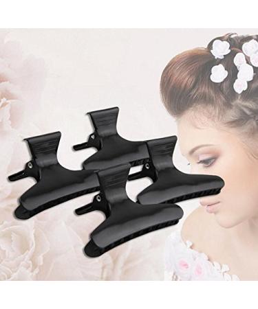 12PCS Black Hair Claw Clips - Non Slip Butterfly Hair Clamps for Hair Styling - Salon Section Clips for Hairdressers - Hairdressing Hair Accessories - Buy Online on GoSupps.com