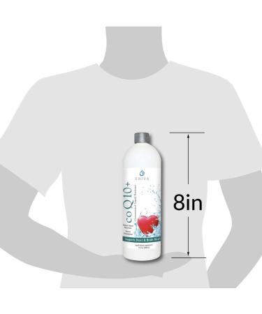 Eniva Health Liquid CoQ10 100mg with L-Carnitine, Vitamin C, Lecithin - 16oz | Gluten Free, Zero Sugar, Keto Friendly - Buy Online on GoSupps.com
