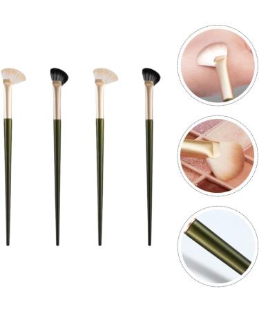 FOMIYES 16 Pcs Nose Shadow Brush Eyeshadow Contour Brush Angled Brush Eye Shadow Brush Wooden Handle 17.4x1cmx4pcs Assorted Colorx4pcs - Buy Online on GoSupps.com