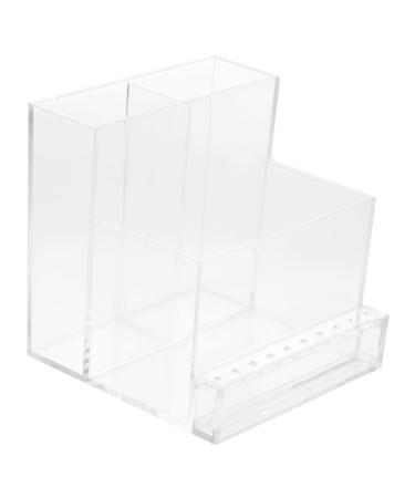 POPETPOP 3 Pcs 13 Storage Rack Drill Bits Holder Mailbox Bracket Nail Printer Machine Holder Nail Grinding Head Manicure Bit Display Stand Portable Polisher Nail Drill Plastic 10.3x9.7cmx3pcs As Shownx3pcs