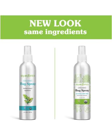 Sky Organics Organic Bug Spray - 4 fl oz (Natural Insect Repellent) - Buy Online on GoSupps.com