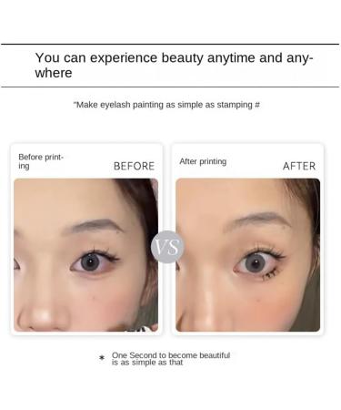 Tdkfdswdoa Lower Eyelash Stamps Tool Eye Makeup Tool DIY Lower Lashes Extensions Natural Look for Make Up Beginner False Eyelash - Buy Online on GoSupps.com