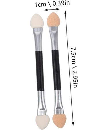 MUSISALY 20pcs Latex Eye Shadow Stick Sponge Tipped Dual Sided Eyeshadow Brush Eye Makeup Plastic - Buy Online on GoSupps.com