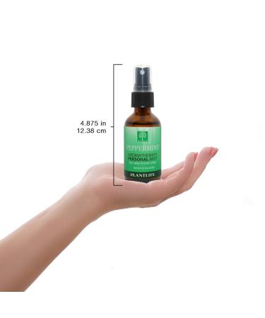 Plantlife Peppermint Mist Face and Body Spray - Straight From The Plant 100% Pure Therapeutic Grade - Take with You Everywhere - Made in California 2 oz - Buy Online on GoSupps.com