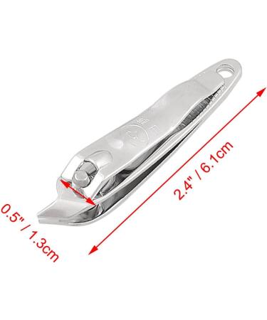 Sourcingmap Sharp Nail Clipper Stainless Steel Fingernail Clipper Slanted Toenail Clippers for Women Men Nail Cutter Toe Nail Clippers for Thick Toenails Silver Tone - Buy Online on GoSupps.com