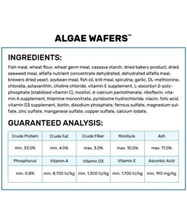 Hikari USA Inc AHK21328 Tropical Algae Wafer 8.8-Ounce - Premium Quality Fish Food for Algae-Eating Fish - Buy Online on GoSupps.com