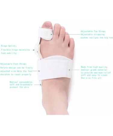Bunion Corrector for Women and Men - Orthopedic Black, Ideal for Hallux Valgus, Bent Toes, and Pain Relief - Buy Online on GoSupps.com