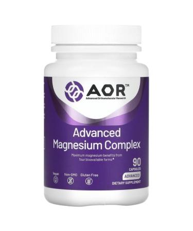 Advanced Magnesium Complex 90 Capsules Advanced Orthomolecular Research AOR