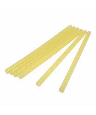 735R510 Full Size 10" High Strength Amber Color Hot Glue Stick - 5 lb Box - Buy Online on GoSupps.com