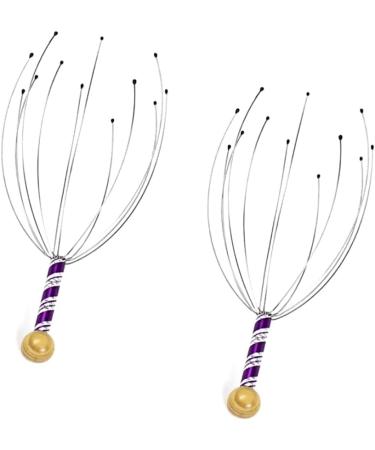 2pcs Octopus Shape Head Scratcher - Stainless Steel Wire Body for Stress Relief & Relaxation | Dijiusidy | International Shipping - Buy Online on GoSupps.com